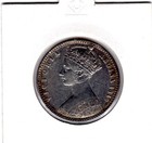 1849 Queen Victoria Godless Florin Silver Coin
