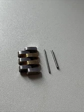 Michele Two-Two Gold Silver Link (1) For Bracelet Watch Band