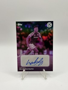 2024-25 TOPPS CHROME UCC - Ollie Watkins /25 Autograph Orange Topps Auto EUR 18,50 - DE