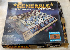 The Generals Electronic Strategy Game - Vintage Board Game INCOMPLETE