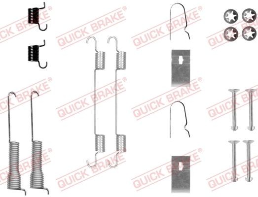 ZubehÖRsatz Bremsbacken Hinten Quick Brake 105 0800 FÜR Suzuki-image