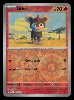 Litleo - Reverse Holo SV: Prismatic Evolutions 015/131