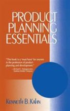Product Planning Essentials Hardcover Kenneth...