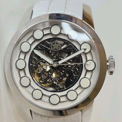 Watchstar Zen Master Automatic Watch White 47mm