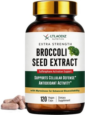 Sulforaphane from Broccoli Seed, Broccoli Supplement | Glucoraphanin, Myrosin...