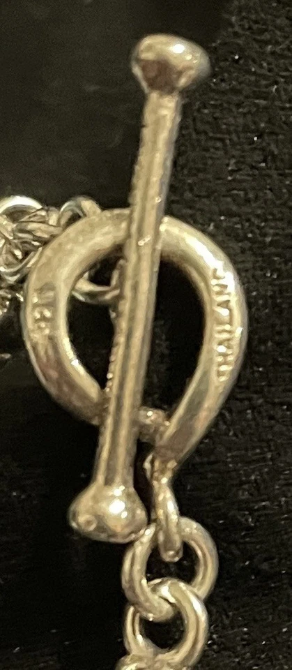 Pulsera Michael Dawkins de plata de ley 925 con 4 perlas/dijes genuinos Foto 3 de 4