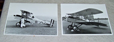 Two ROYAL AIRCRAFT FACTORY SE5A BIPLANE FIGHTER AIRCRAFT ?OFFICIAL PHOTOGRAPHS