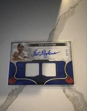 2025 Topps Tier One  Autographed Relics Bert Blyleven #AT1R-BBL Blue Dual /99 