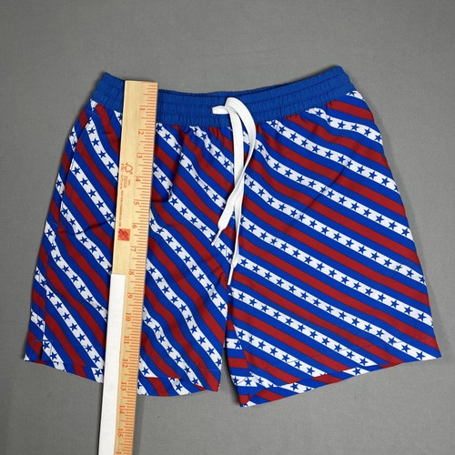 Chubbies Youth Swim Trunks Patriotic Stars Multicolor Pockets Short Small 8/9 - Picture 11 of 12