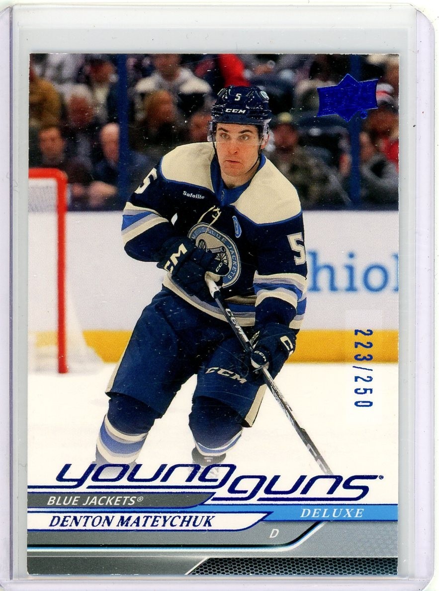 2024-25 Upper Deck Young Guns Deluxe #710 Denton Mateychuk RC /250