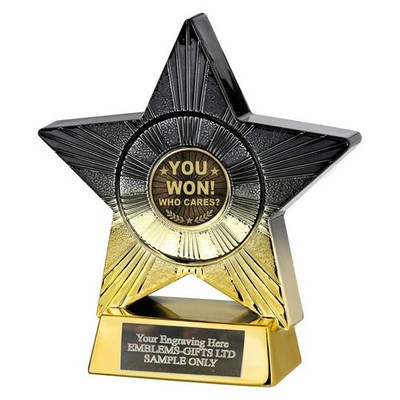 Du hast gewonnen! Who Cares? Superstar Award 110mm Trophy (SM2) Gravur gratis