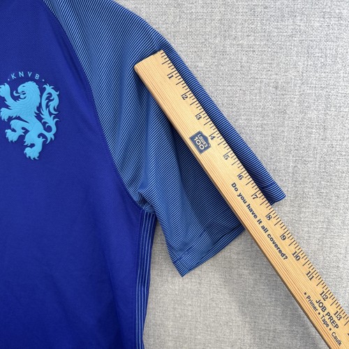Nike Netherlands Holland Soccer Jersey Small Royal Blue Away 2016/2017 Adult - Picture 11 of 19