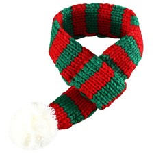  Pet Christmas Scarf Knitting Cat Scarf Xmas Pet Scarf Warm Pet Scarf Christmas