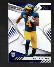 Nico Collins XR Bronze Foil Rookie 2021 Chronicles Draft Picks Card #199 Texans