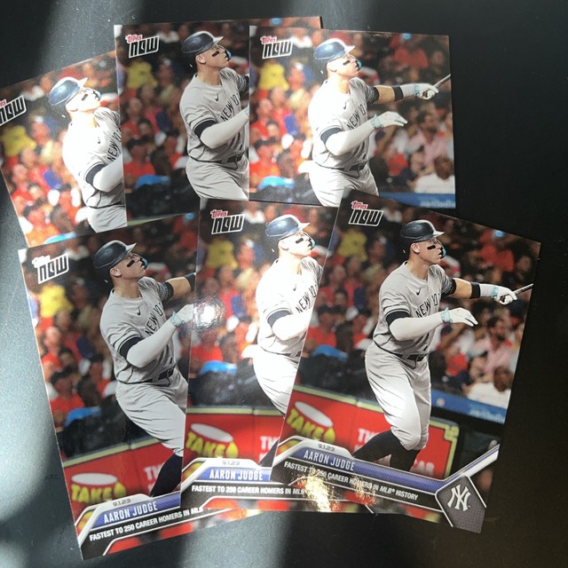 Aaron Judge Yankees 2023 Topps Now'fastest To 250 Homers In MLB History'(nm)qty