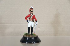 STADDEN 85mm POST MILITAIRE NAPOLEONIC BRITISH DRAGOON OFFICER WATERLOO 1815 oa