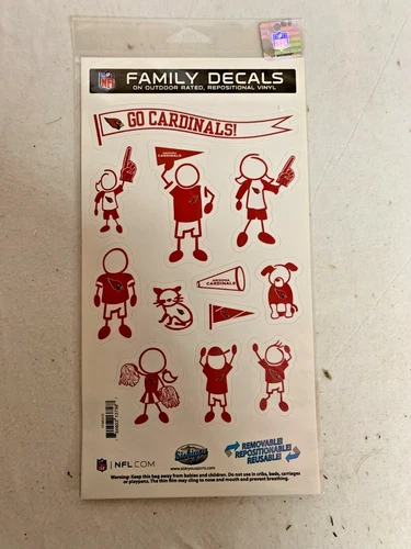 Arizona Cardinals Family Decals By Siskiyou Sports