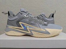 Way of Wade Son of Flash SOF Gray Boy Tan Li-Ning WoW ABPT019-8 size 10.5