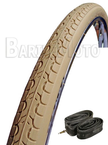 N°2 Copertone 700 X 28C (28 - 622) 28 x 1-5/8 x 1-1/8 CREMA Bici + N°2  Camera | eBay