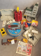 Micro Machines police station, Distributor, Car Wax, Gas Ad and more, large lot
