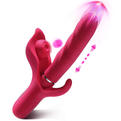 3-in-1 Thrusting Dildo Vibrator Sex Toys with 10 Vibration Modes Adult Sex  Toys | eBay