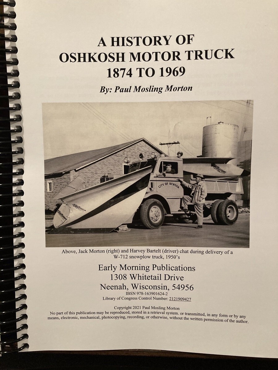 A HISTORY OF OSHKOSH MOTOR TRUCK 1874 TO 1969 | eBay