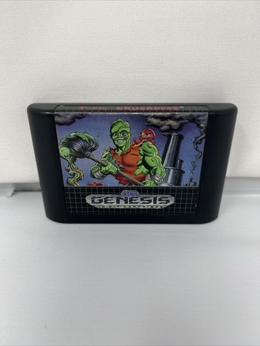 Toxic Crusaders (Sega Genesis, 1992) Authentic TESTED Free Shipping