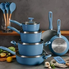 Fundraising Prize : Tramontina Cookware Set Purple Ceramic Aluminum 14-Piece