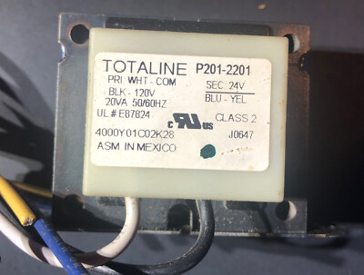 Carrier Bryant Payne Transformer P201-2201 Totaline Transformer 120 24v 20VA 23