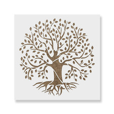 Tree of Life Stencil - Durable  Reusable Mylar Stencils