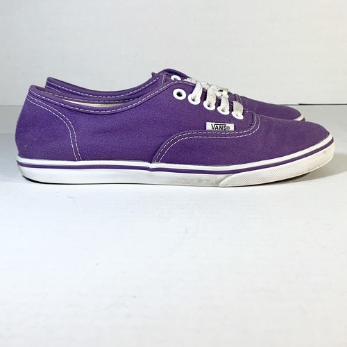 purple canvas vans