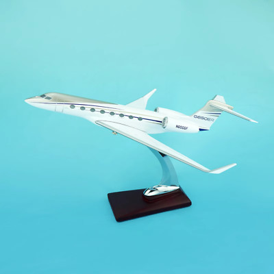 1:100 Gulfstream G650ER Private Jet Model Business Jet Gift Box 32cm/13inches 