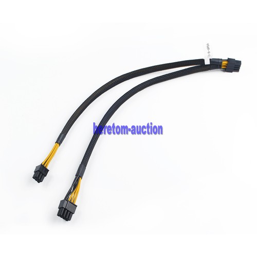 8 Pin to 6+8 Pin PCIe Power Adapter Cable for Dell R720 R720XD R730 R730XD 60cm - Picture 5 of 11