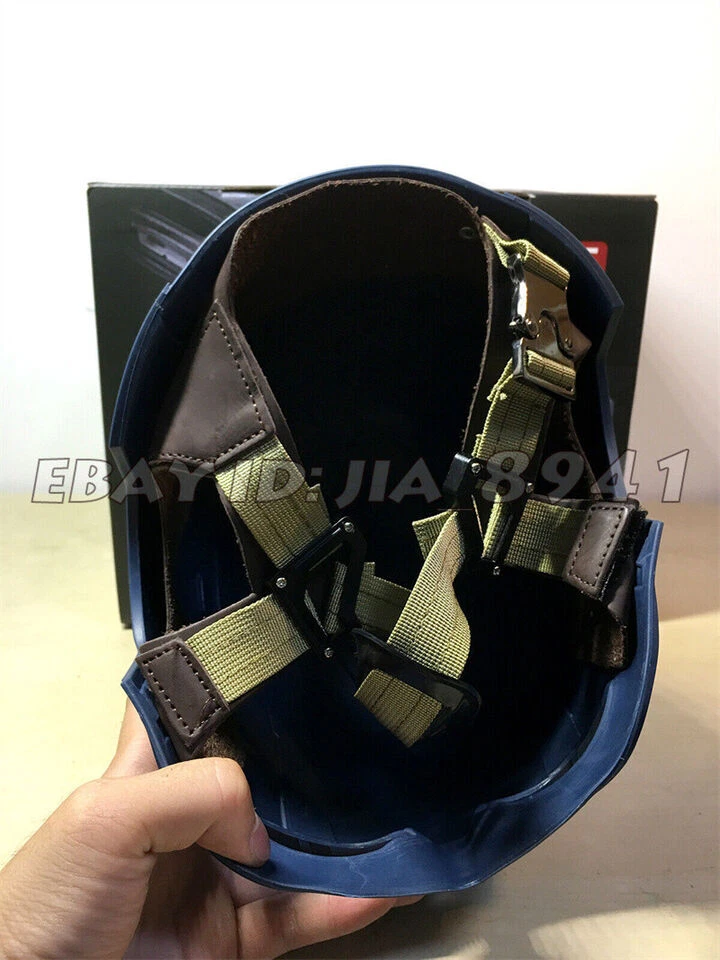 1:1 Cattoys Captain America WEARABLE Helmet Cosplay Mask Halloween Prop in STOCK - Image 4 of 4