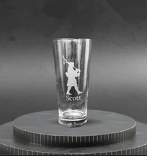 Piper Engraved Personalised Pint Glass Gift