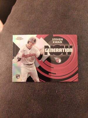  2022 TOPPS CHROME UPDATE GENERATION NOW STEVEN KWAN RC #GNC-7 B 
