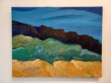 Original Acrylic Painting. Desert Abstracts. 2019.