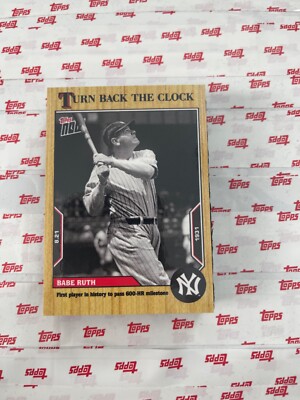2022 Topps Now Turn Back the Clock #144 Babe Ruth Base Card | eBay