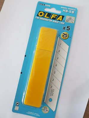 OLFA HB-5B 5 ERSATZKLINGEN FÜR MODELL H-1 NH-1 XH-1 BLADE ORIGINAL KLINGEN