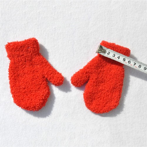 Baby Mittens Girls Boy Winter Warm Kids Magic PLush Knit Toddler Children Gloves - Picture 14 of 26