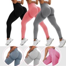 Women Fitness Compression Leggings Ladies Gym High Waist Yoga Pants With Stretch