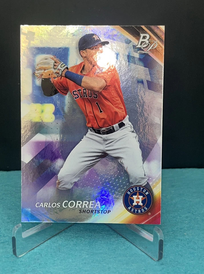 2017 Bowman Platinum Carlos Correa #45 - Image 2 of 4