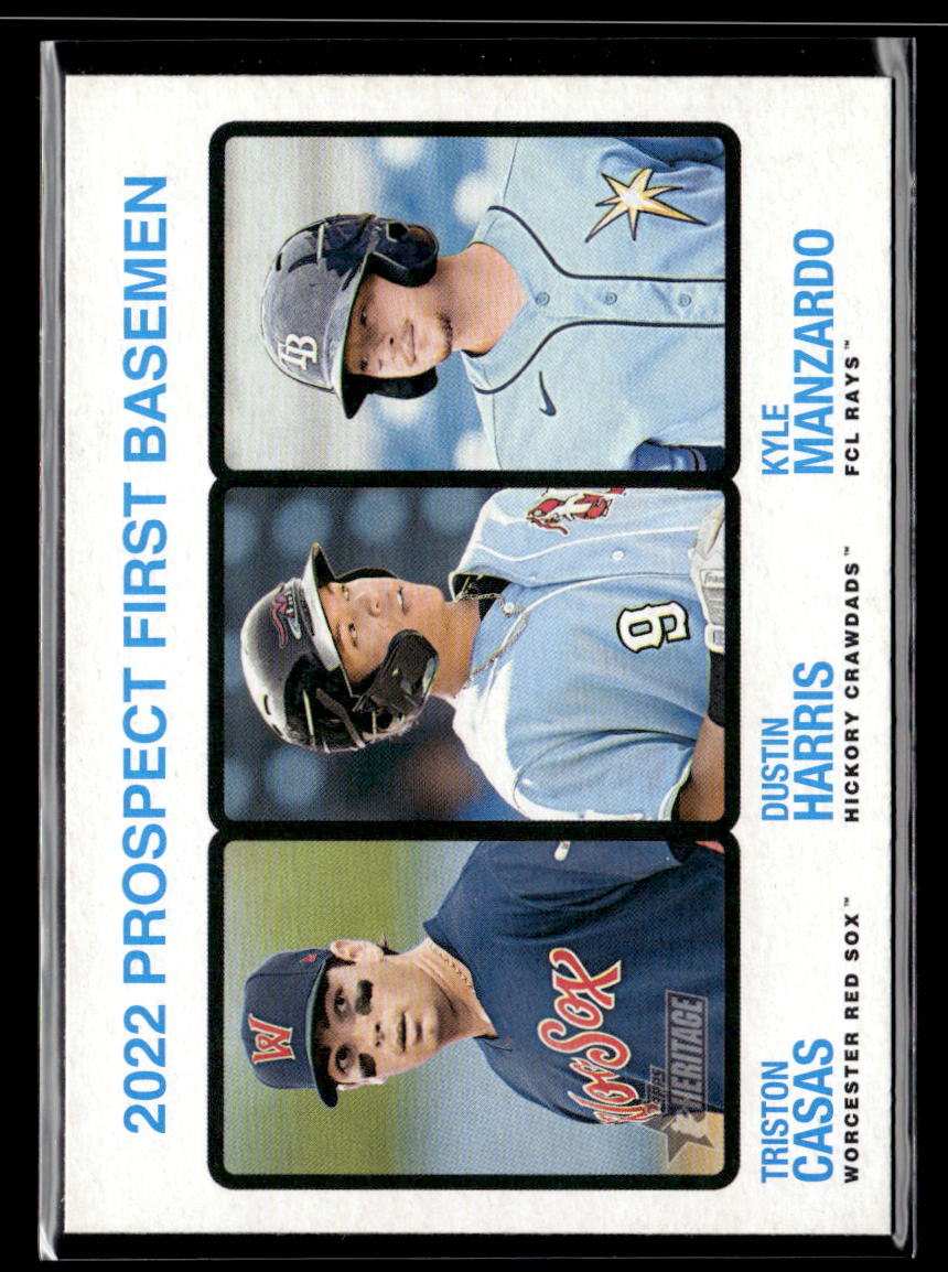 2022 Topps Heritage Minor League #186 Harris Manzardo Casas | eBay
