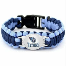 Tennessee Titans Football Paracord Bracelet NEW