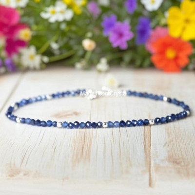 2025HOT Sapphire Bracelet Women Healing Energy Reiki Handmade Birthstone Jewelry