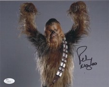 Peter Mayhew Star Wars Autographed Signed 8x10 Photo JSA COA #M2