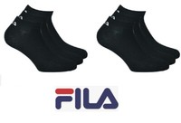 Fila - Sneaker Socken - 9 Paar - Schwarz - GrößE 35/38