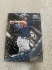 2023 Topps Chrome Black Base Card Rafael Devers Boston Red Sox #15