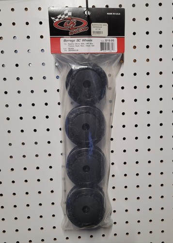 De Racing DER-BS4-UB ~ Borrego Short Course Wheels, 12mm Hex, Black (4)