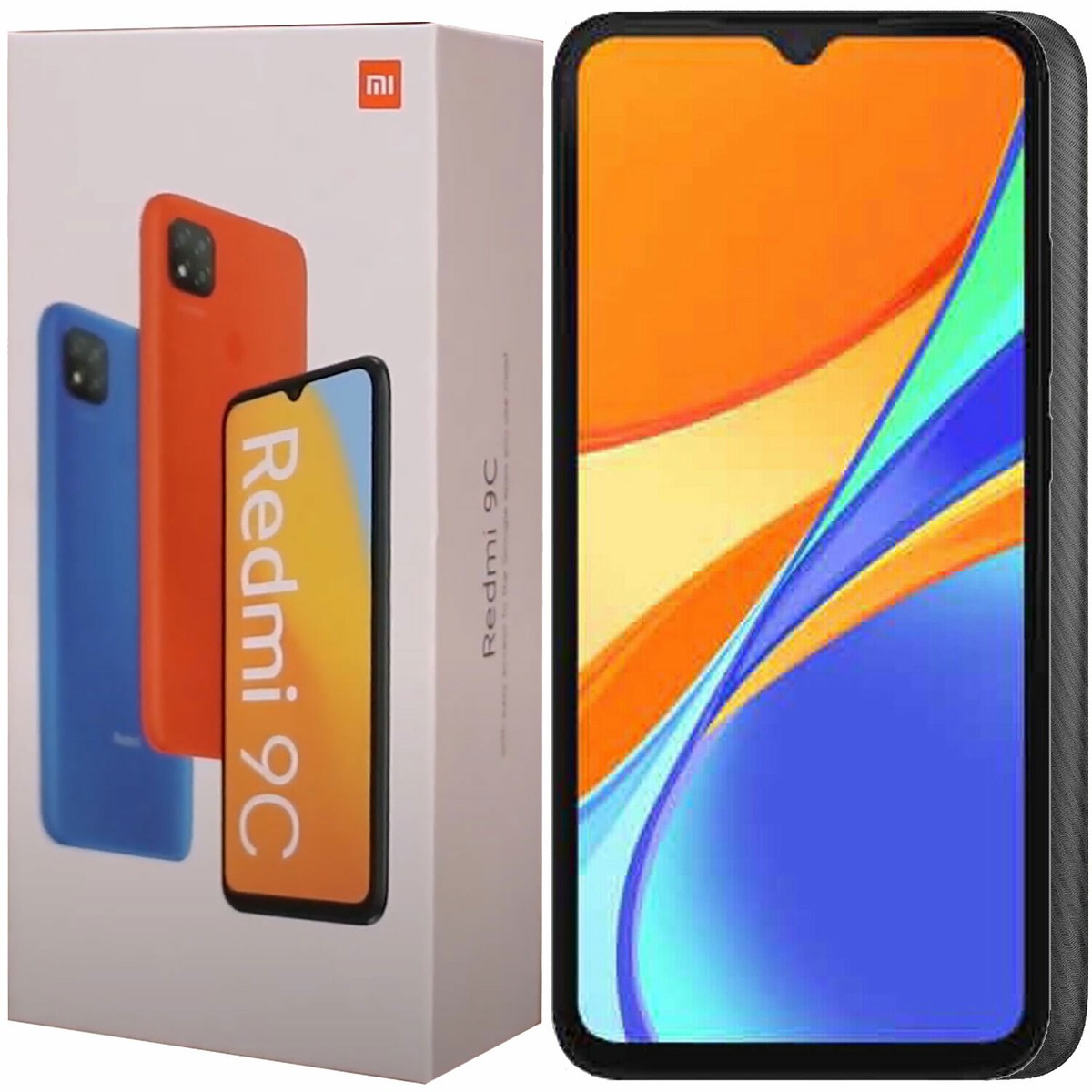 BNIB Xiaomi Redmi 9C DUAL SIM 32GB ROM + 2GB RAM Midnight Grey
